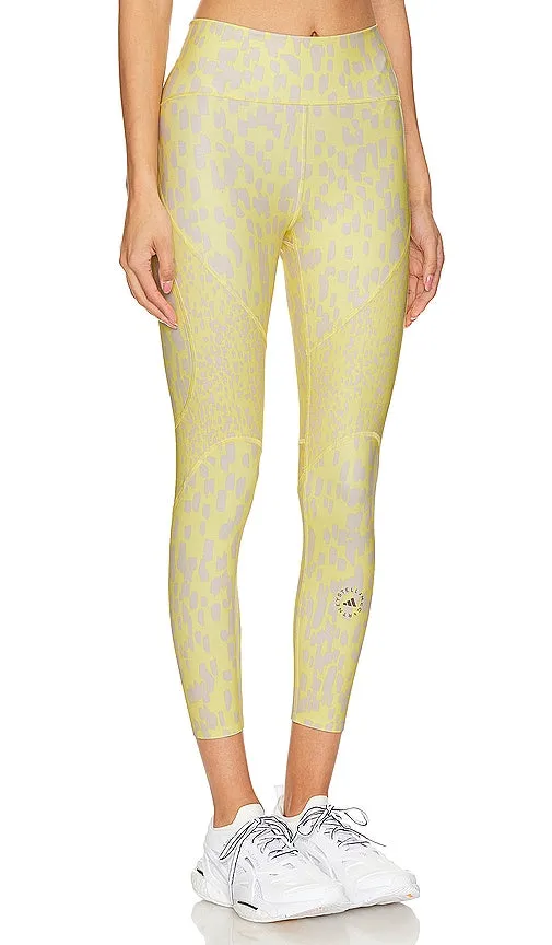adidas by Stella McCartney True Purpose Optime Training 7/8 Leggings in Yellow