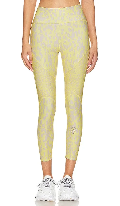 adidas by Stella McCartney True Purpose Optime Training 7/8 Leggings in Yellow