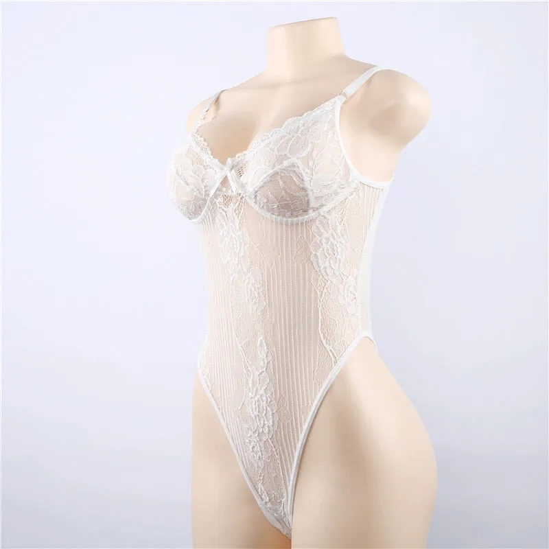 Backless Lace Bodysuit