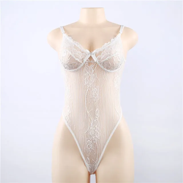 Backless Lace Bodysuit
