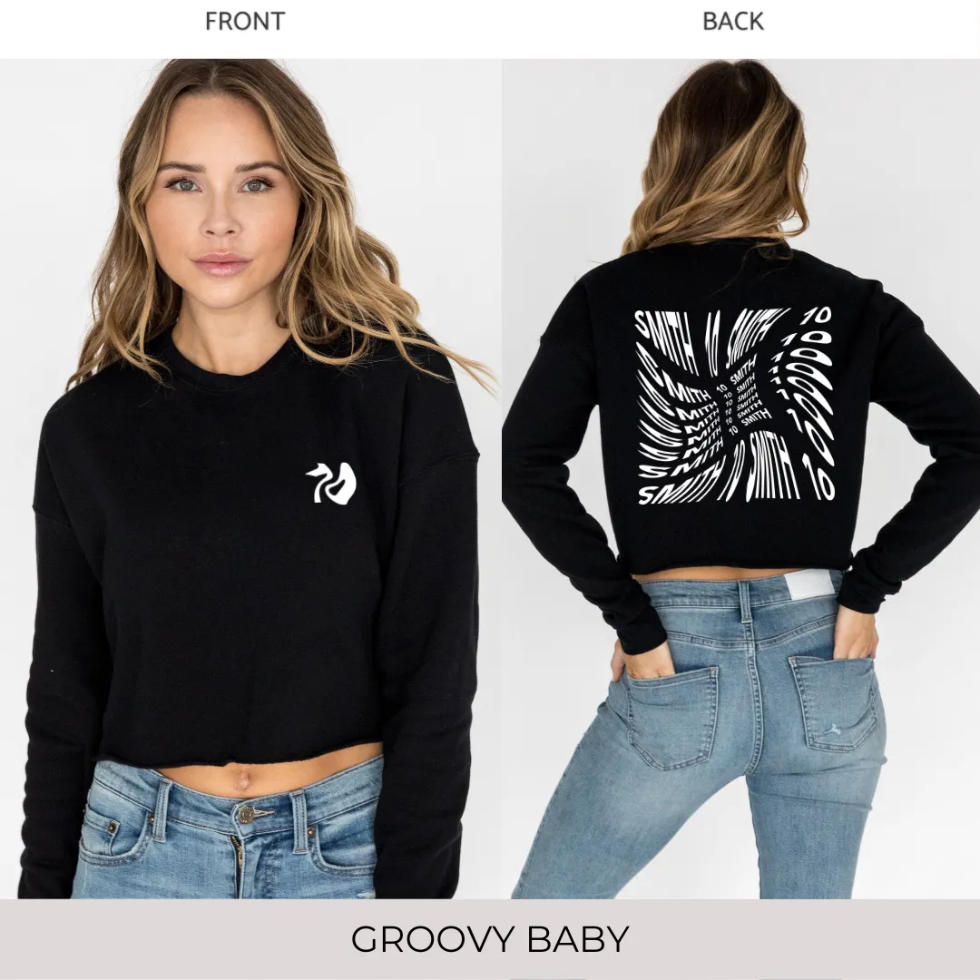 Crop Sweatshirt in Black