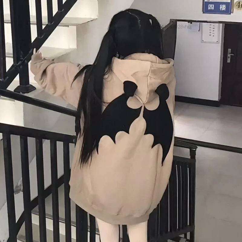 Devil Wings Gothic Zipper Hoodies