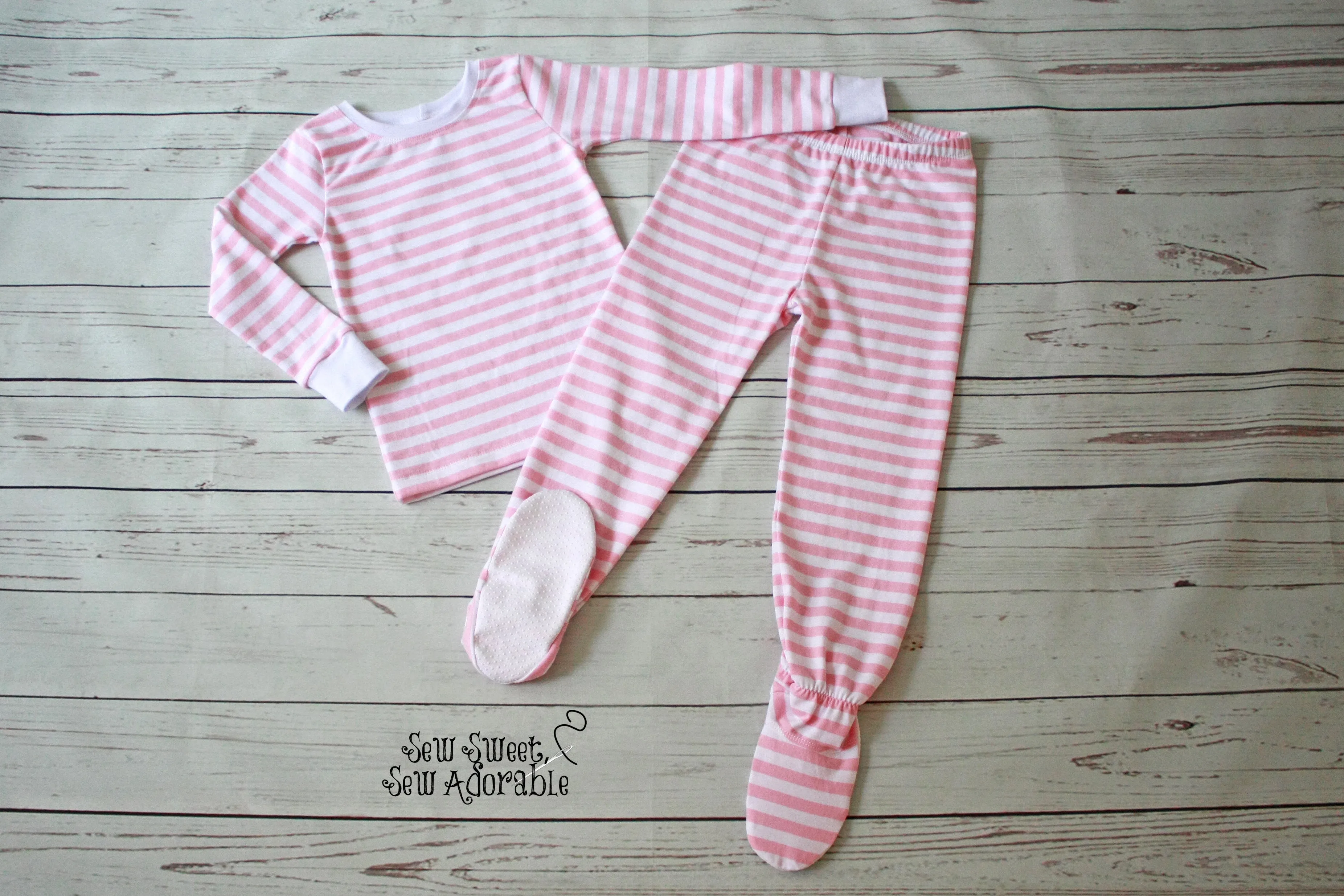 Footie Pants Pajamas Set