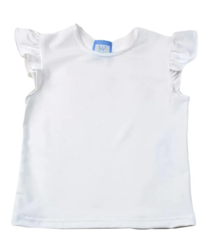 Funtasia Too Girls Angel Sleeve Top - White
