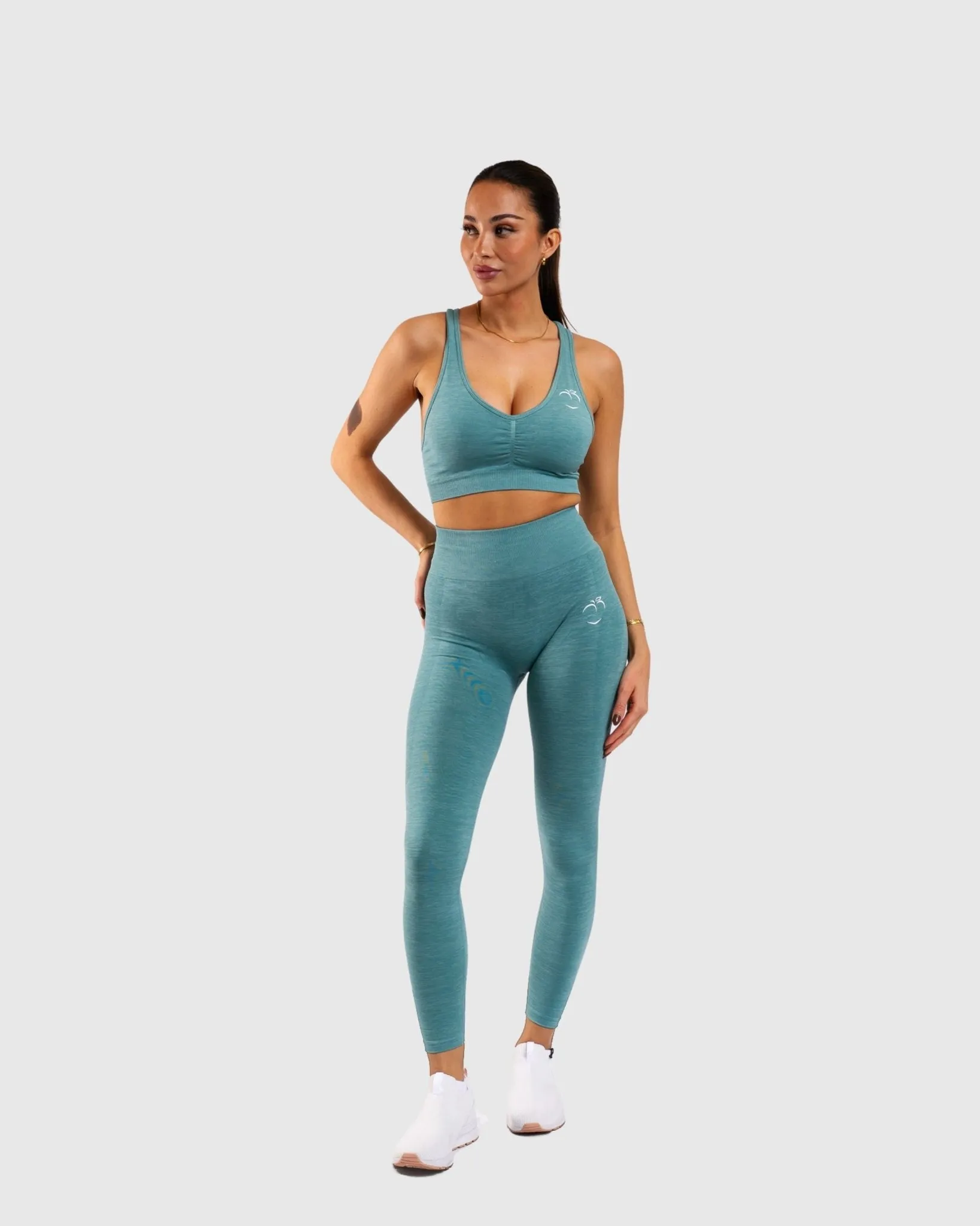 Green Ease Mid Waist Tights
