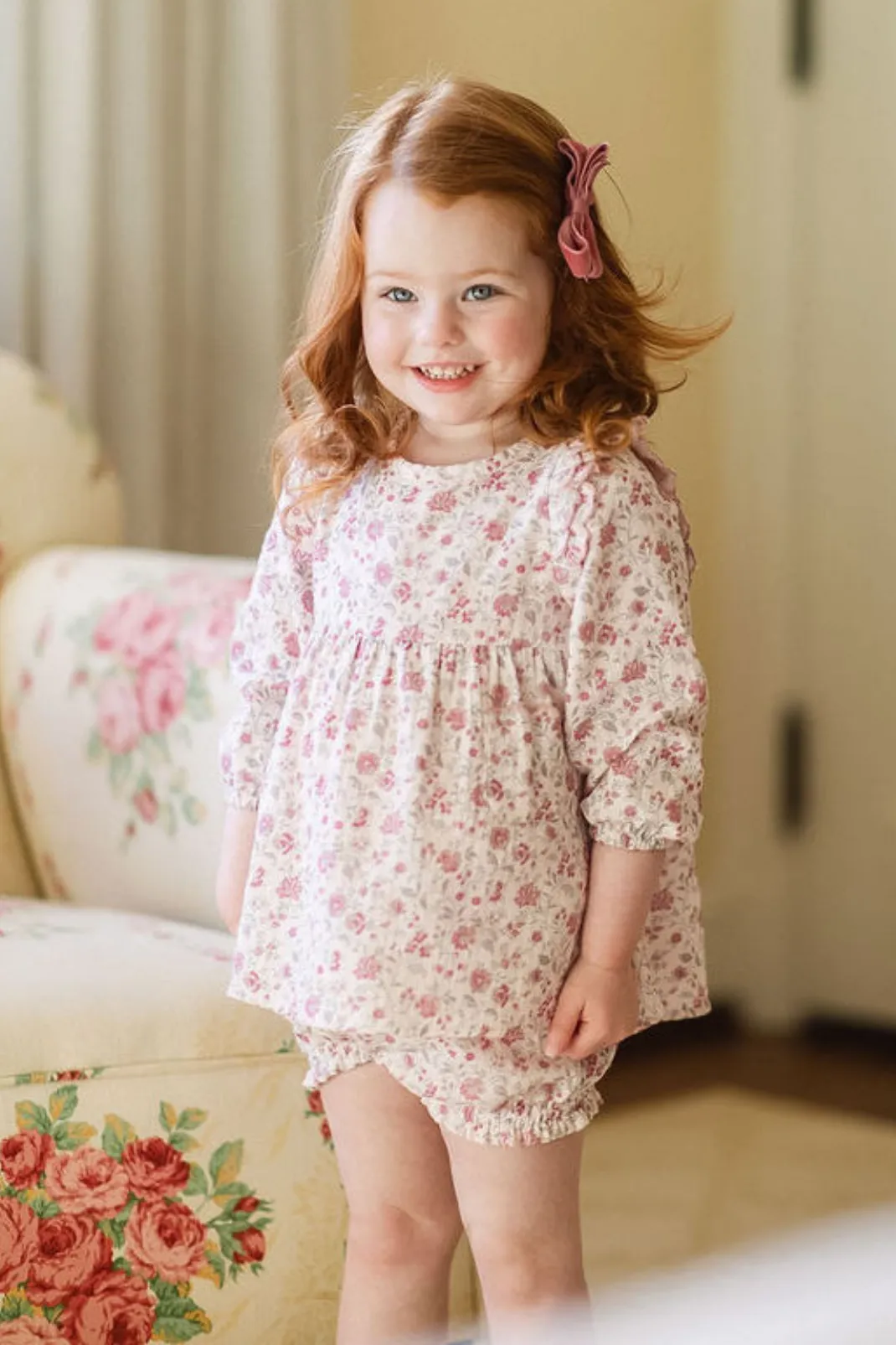 Kate Baby Set in Blushing Blooms
