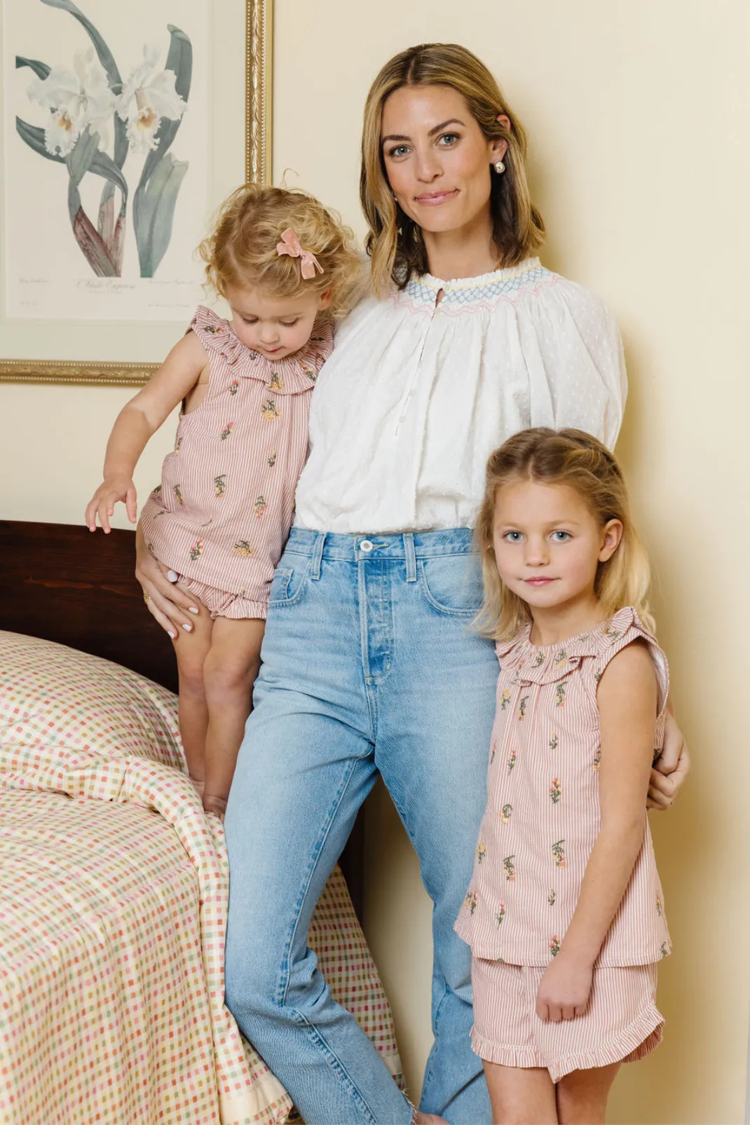 Molly Baby Set in Nantucket Stripe