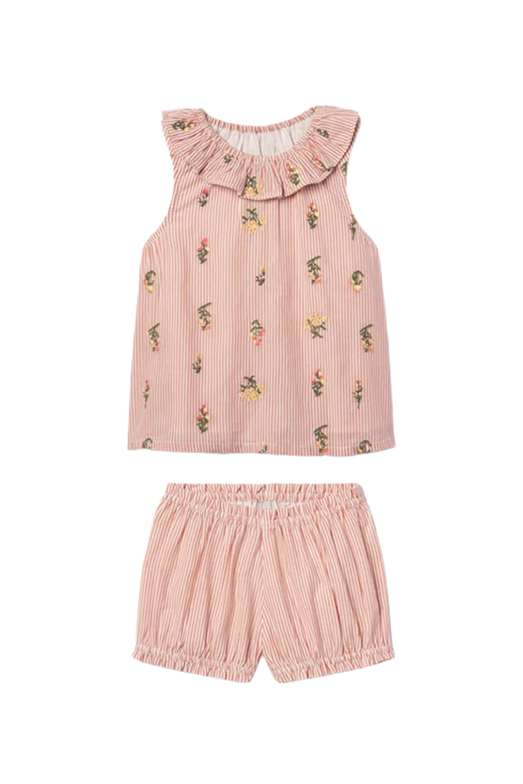 Molly Baby Set in Nantucket Stripe