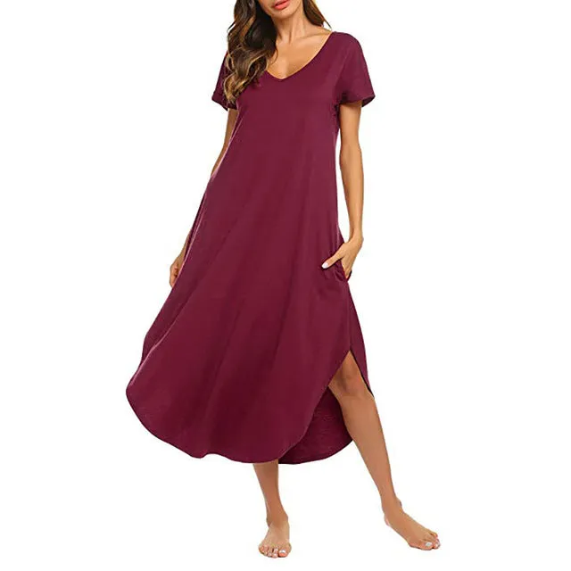 New Women Sleeve Nightdress