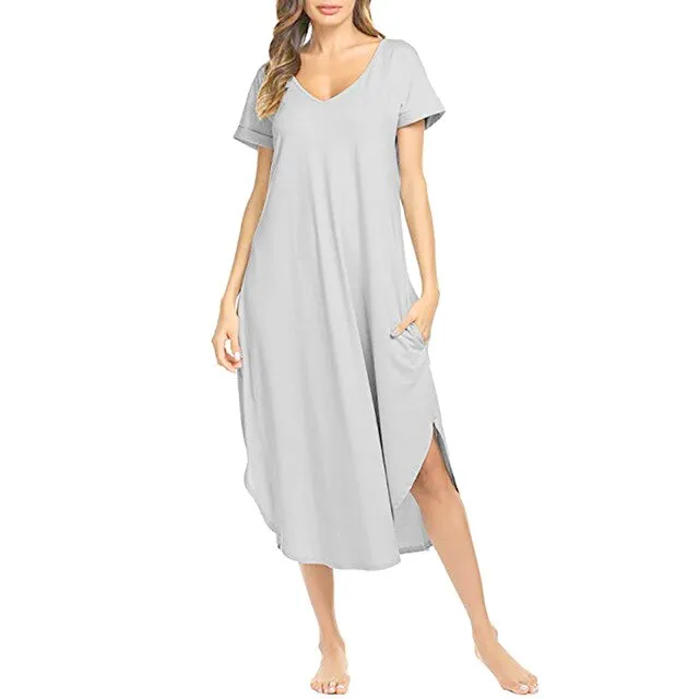 New Women Sleeve Nightdress