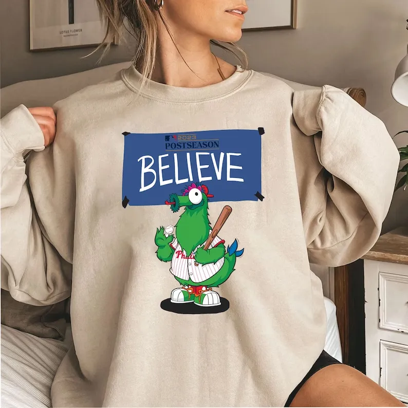 Philadelphia Phillies "Believe" Postseason 2023 Sweatshirt
