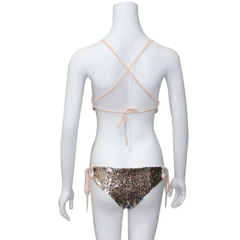 Sequined Backless Bodysuit