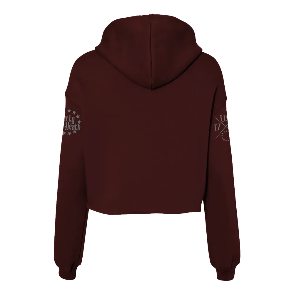 Showboat Ladies USMC Crop Hoodie V2