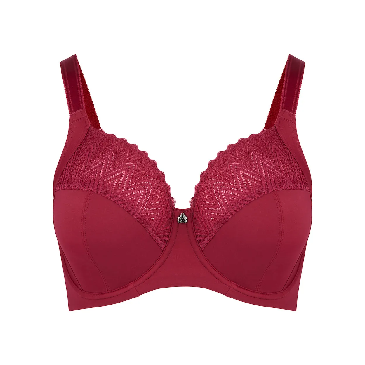 Willow Lace Premium Support Bra - Beaujolais